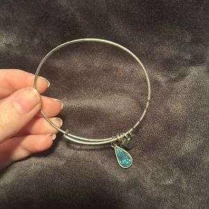 Alex and ANI - TEAR DROP BLUE BRACELET